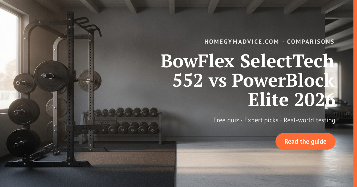 BowFlex SelectTech 552 vs PowerBlock Elite 2026 | Which to Buy | Home ...